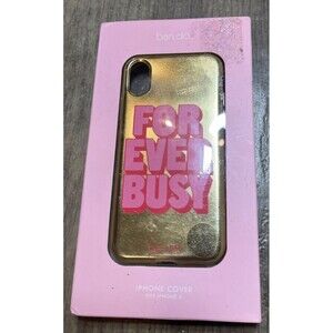 Bando Ban.do 'Forever Busy' Phone Cover Case For iPhone X Gold